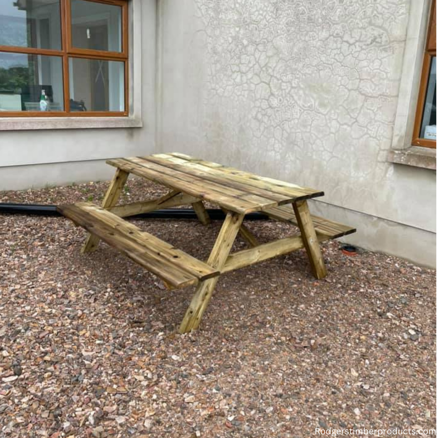 Classic Handmade Picnic Tables