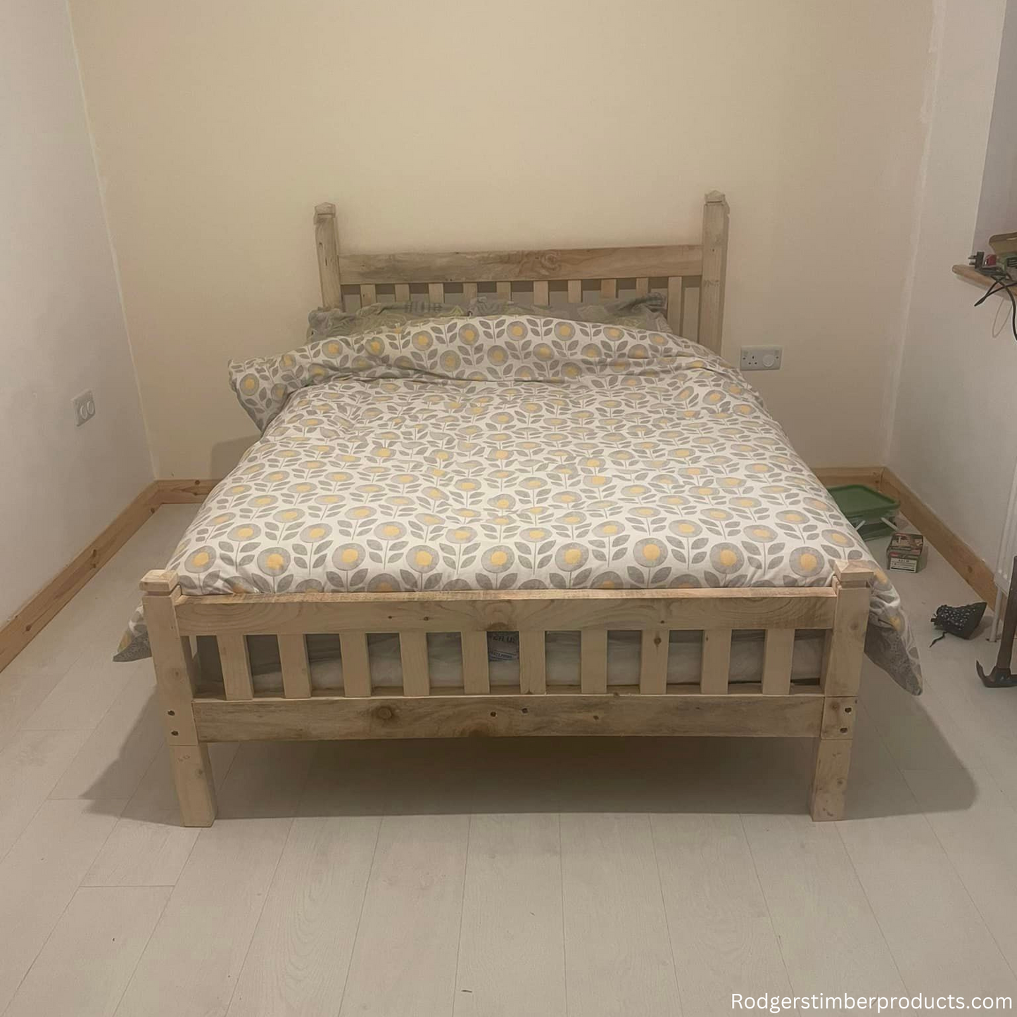 Contemporary Handmade Double Bed