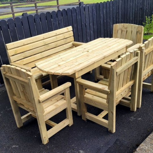 Handmade Table And Chairs Set